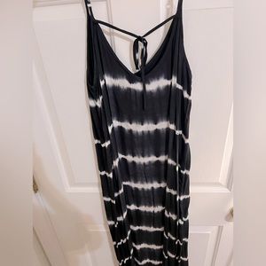 Women tie dye dress